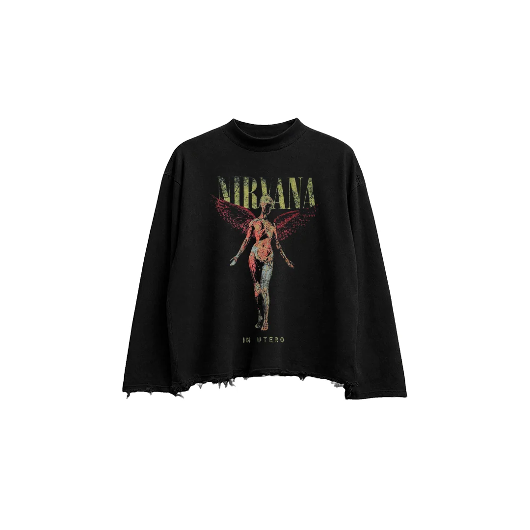 Nirvana In Utero ’93 Distressed Y2k Tee