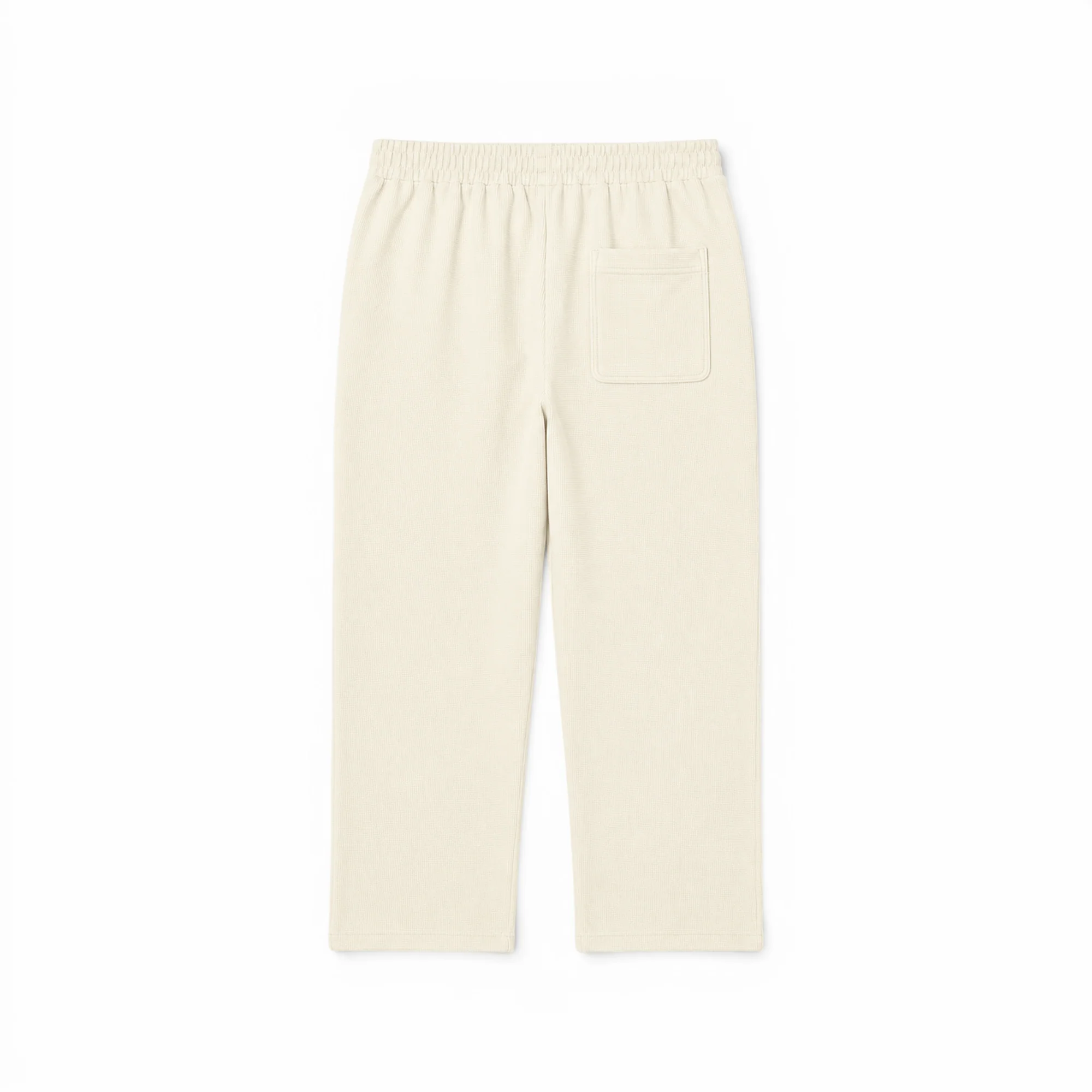 Waffle Knit Relaxed Pants - Image 3